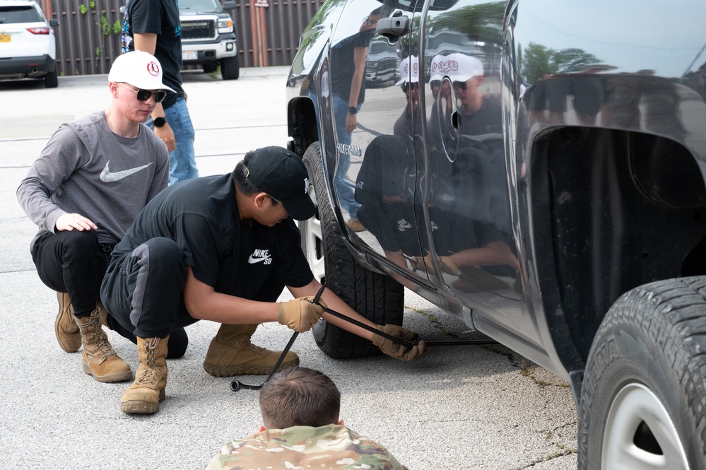 Tire Change at LRS Rodeo