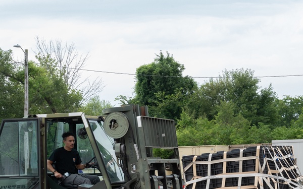 Driving a Forklift at the LRS Rodeo