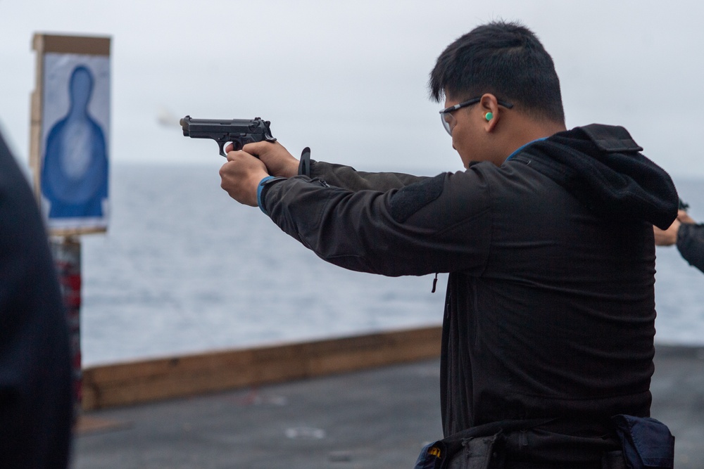 Nimitz Sailors Participate In A Live-Fire Exercise