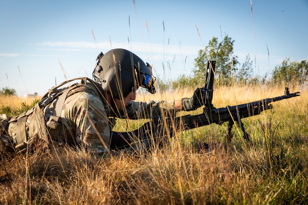 Bravo Co. conducts aerial gunnery at Camp Grayling