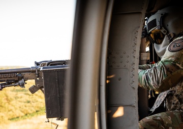 Bravo Co. conducts aerial gunnery at Camp Grayling