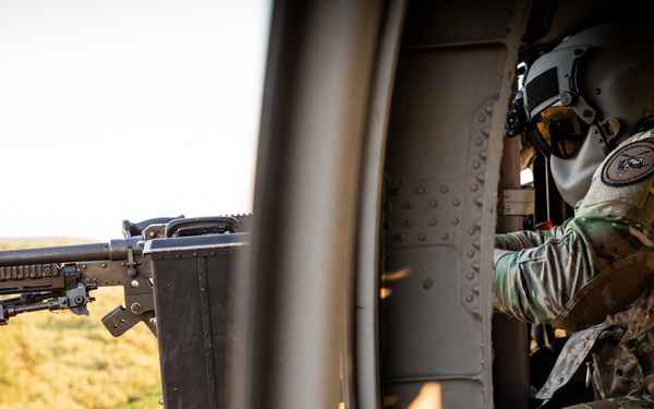Kentucky aviation conducts aerial gunnery at Grayling
