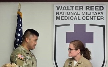 Walter Reed Director, Leaders recognize military medical officers for emergency, lifesaving care