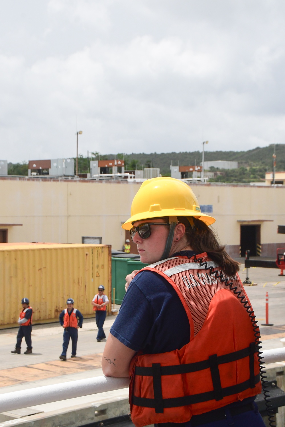 Coast Guard Cutter Stone conducts mooring operations