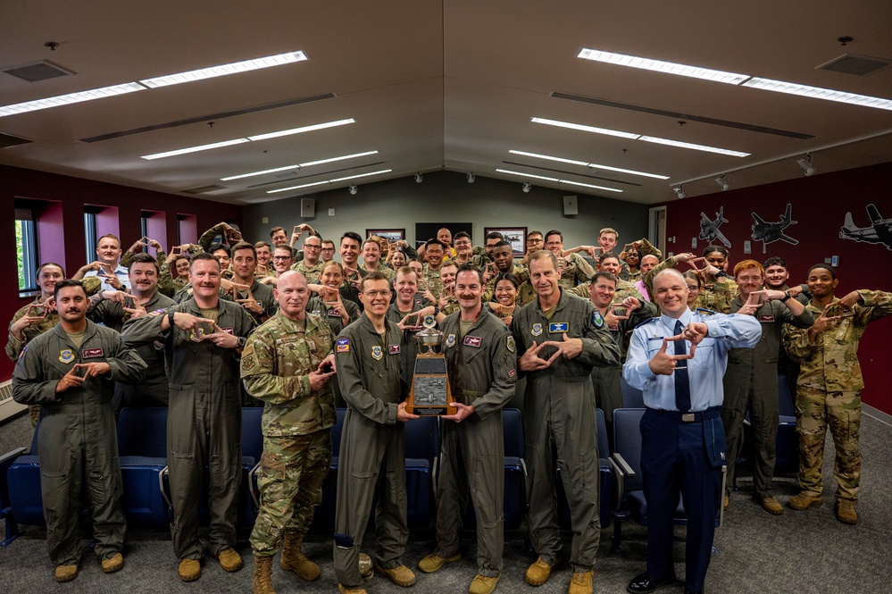 384th Air Refueling Squadron win Gen. Carl A. Spaatz trophy