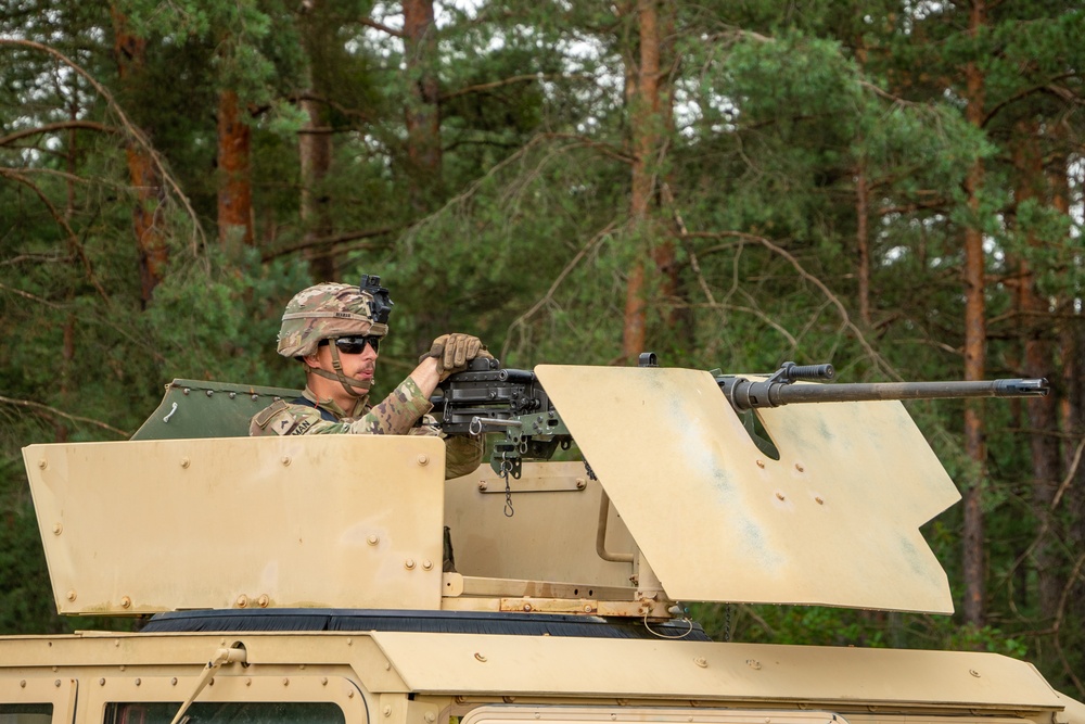 Task Force Pegasus Conducts Table III-VI Mounted Machine Gun Qualification
