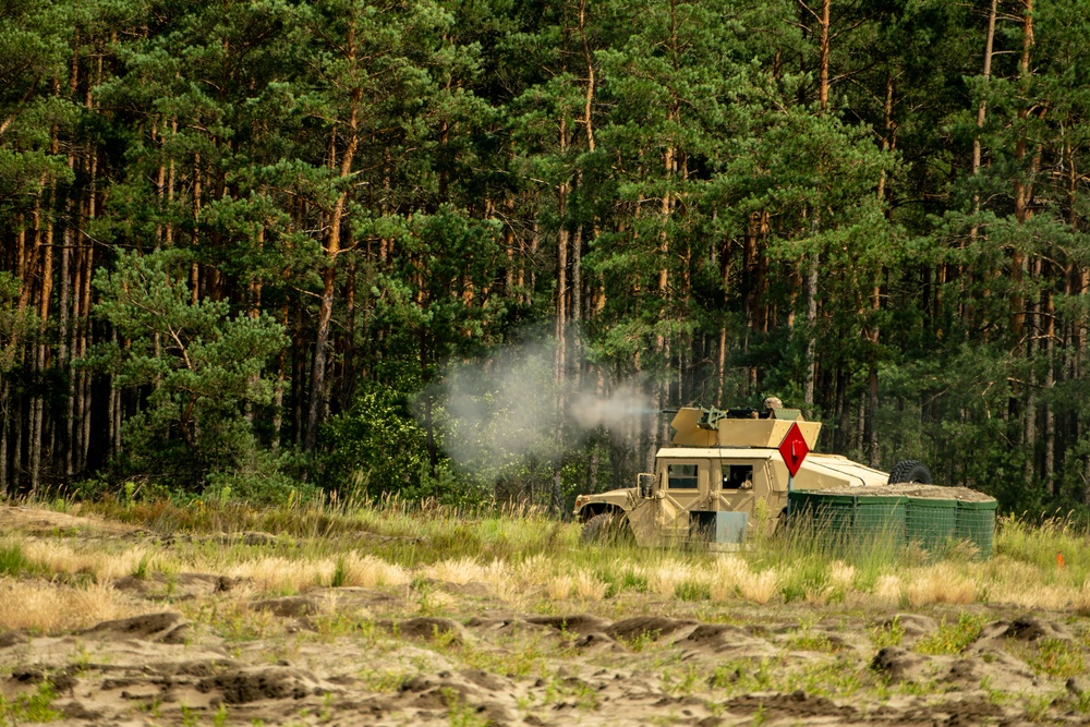 Task Force Pegasus Conducts Table III-VI Mounted Machine Gun Qualification