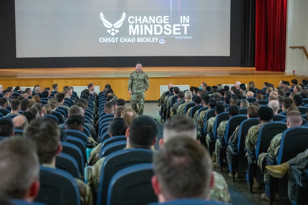Chief Master Sgt. Bickley empowers Altus Airmen
