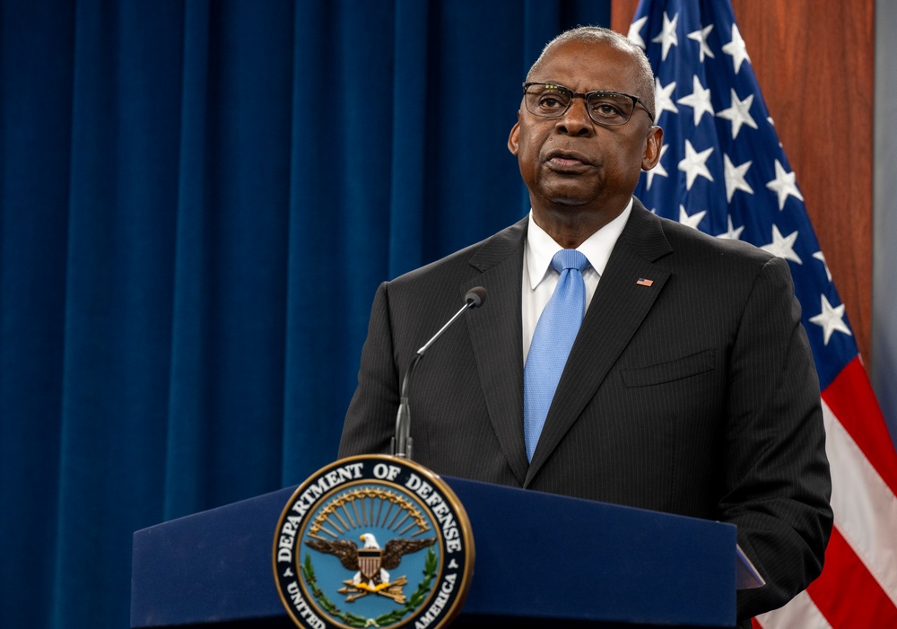 Secretary Austin, CJCS host joint press briefing