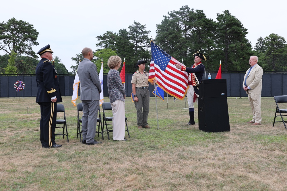 Opening ceremonies for The Wall That Heals at Devens