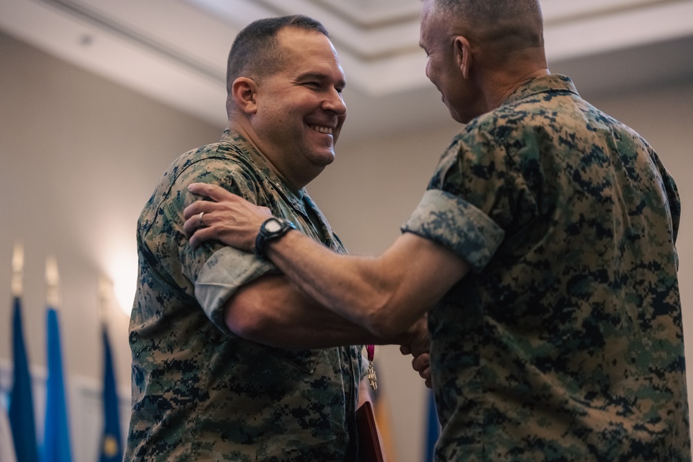 Marine Corps Intelligence Activity Hosts a Change of Command Ceremony