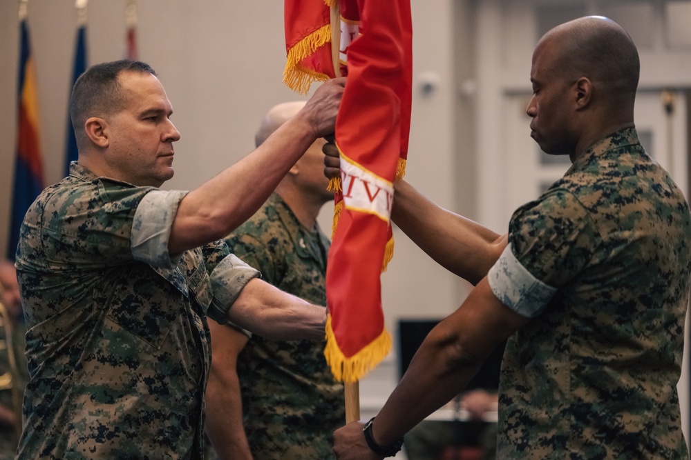 Marine Corps Intelligence Activity Hosts a Change of Command Ceremony