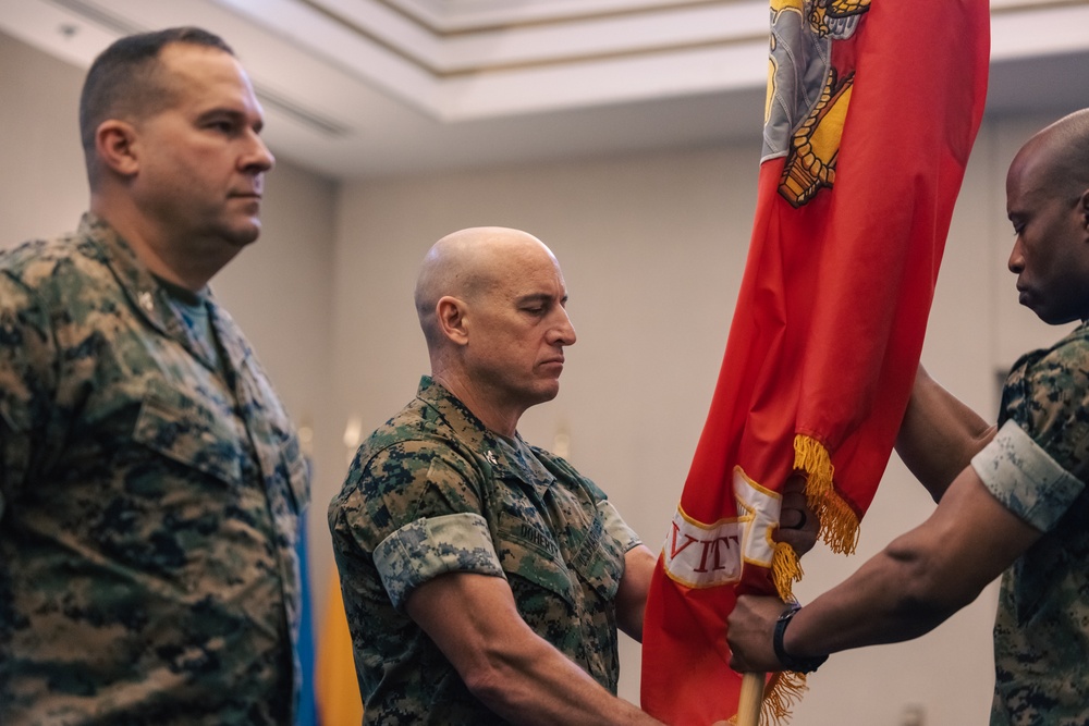 Marine Corps Intelligence Activity Hosts a Change of Command Ceremony