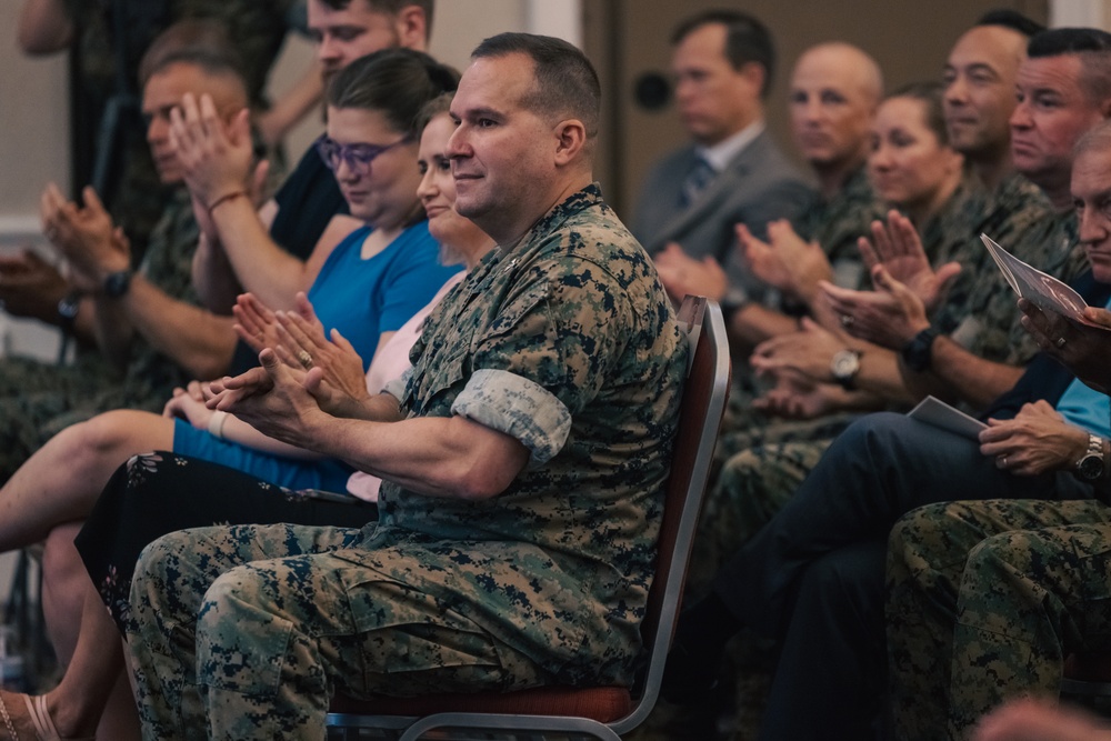 Marine Corps Intelligence Activity Hosts a Change of Command Ceremony