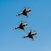 Thunderbirds Practice Flyovers Over F.E. Warren AFB