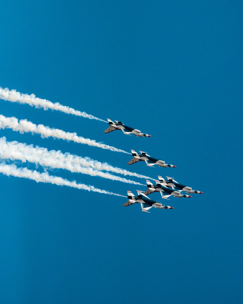 Thunderbirds Practice Flyovers Over F.E. Warren AFB