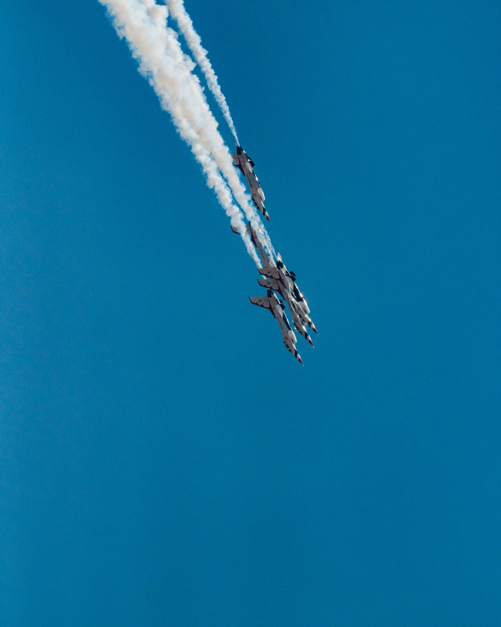 Thunderbirds Practice Flyovers Over F.E. Warren AFB