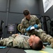 Staff Sgt. James performs practice combat casualty care