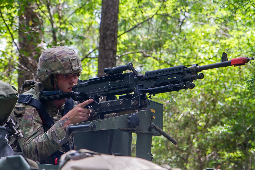 1-153rd Cavalry Soldiers recon Camp Shelby