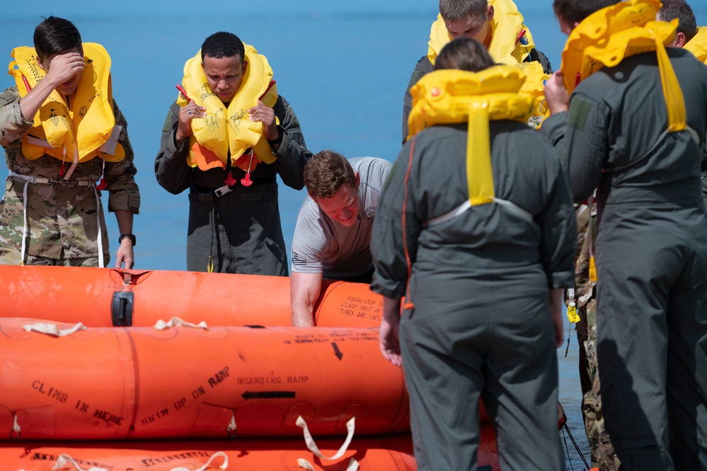 SERE specialists make waves with water survival training