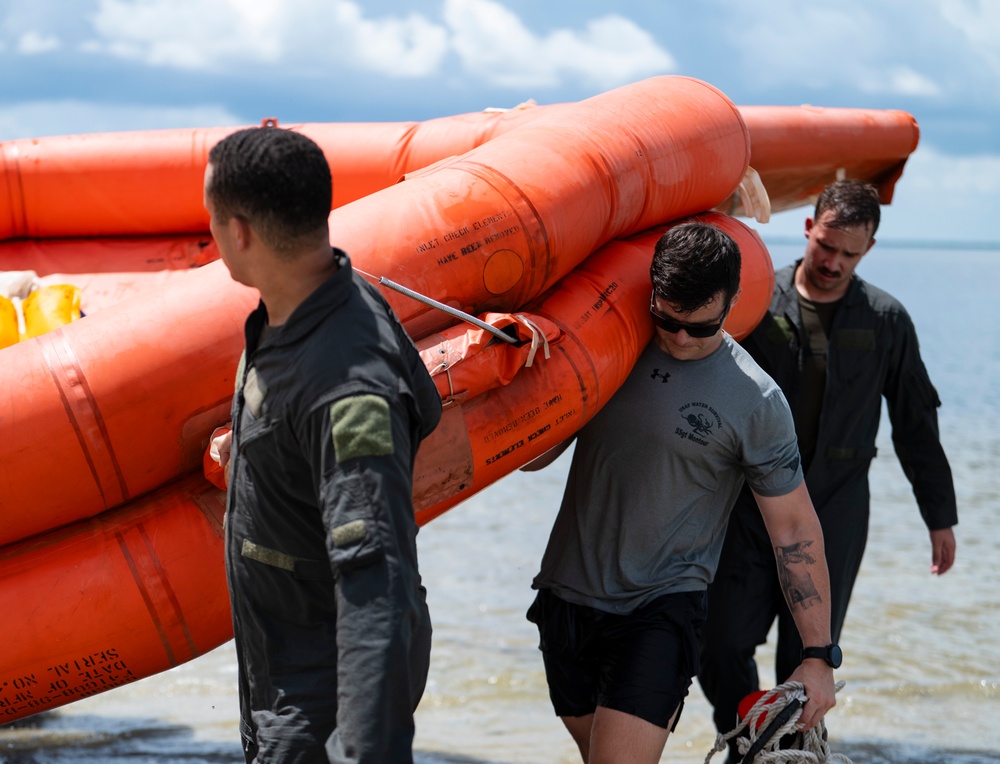 SERE specialists make waves with water survival training