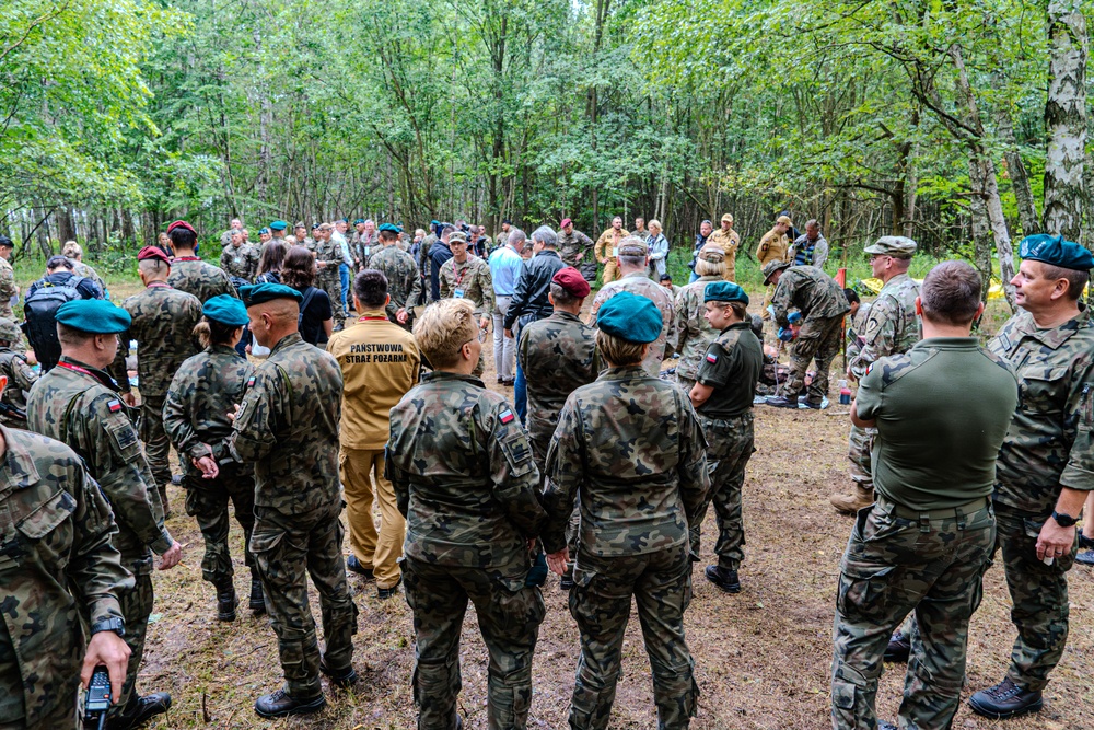 4th SFAB Medical Advisors train Polish Cadets in Military Doctor 2024