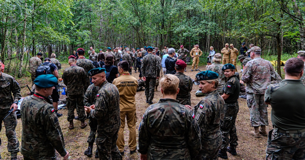 4th SFAB Medical Advisors train Polish Cadets in Military Doctor 2024