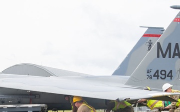 104th Fighter Wing hosts Westover Air Reserve Base's crashed, damaged, disabled, aircraft recovery team for joint training