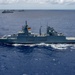Multinational ships sail in formation during RIMPAC 2024