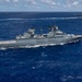 Multinational ships sail in formation during RIMPAC 2024