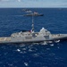Multinational ships sail in formation during RIMPAC 2024