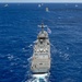 Multinational ships sail in formation during RIMPAC 2024