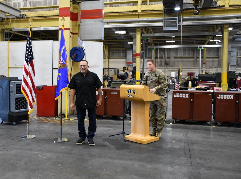 Yuma Test Center team lead honored by Yuma Police Department