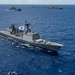 Multinational ships sail in formation during RIMPAC 2024