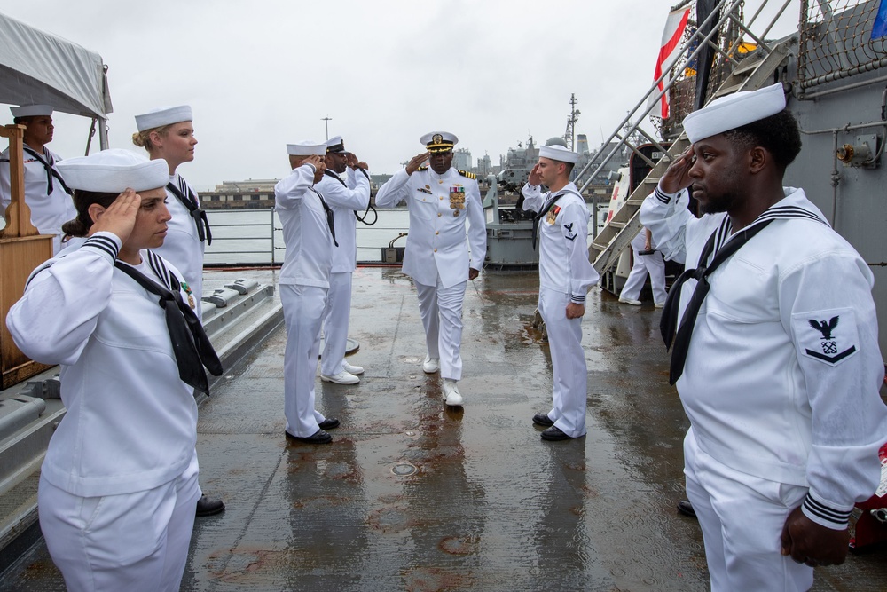 USS Normandy Change of Command