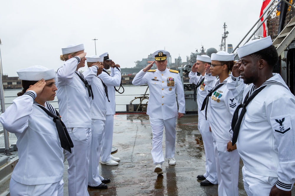 USS Normandy Change of Command