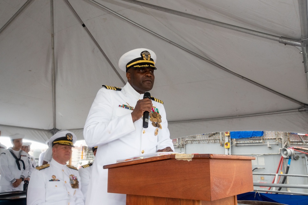 USS Normandy Change of Command