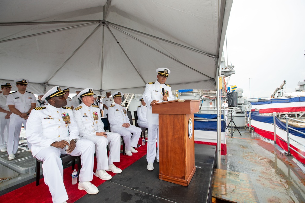 USS Normandy Change of Command