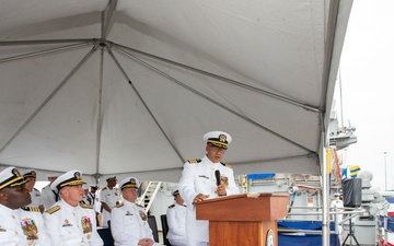 USS Normandy Change of Command