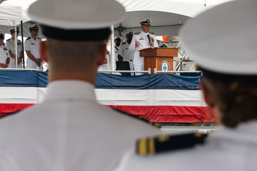 USS Normandy (CG 60) Change of Command Ceremony