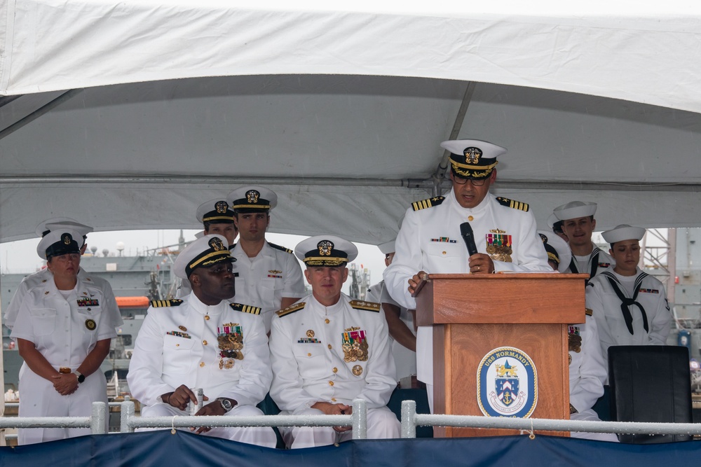 USS Normandy (CG 60) Change of Command Ceremony