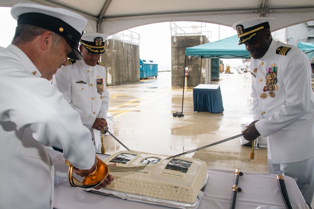 USS Normandy (CG 60) Change of Command Ceremony