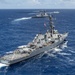 Multinational ships sail in formation during RIMPAC 2024