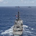 Multinational ships sail in formation during RIMPAC 2024