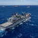 Multinational ships sail in formation during RIMPAC 2024