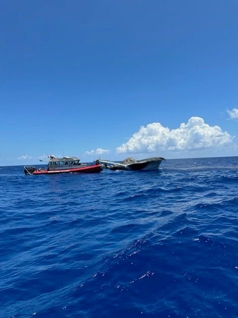 Coast Guard, partners rescue two people from vessel fire near Dania Beach