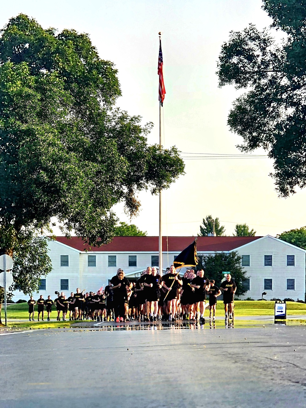 Installation Run brings together Soldiers from across Fort McCoy to build esprit de corps