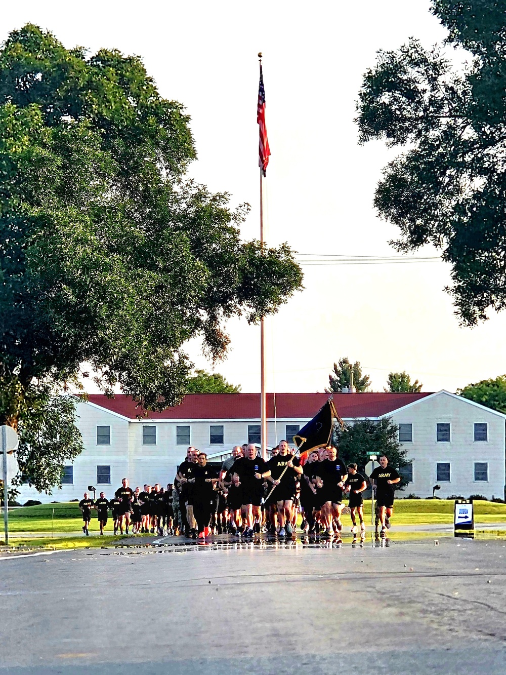 Installation Run brings together Soldiers from across Fort McCoy to build esprit de corps