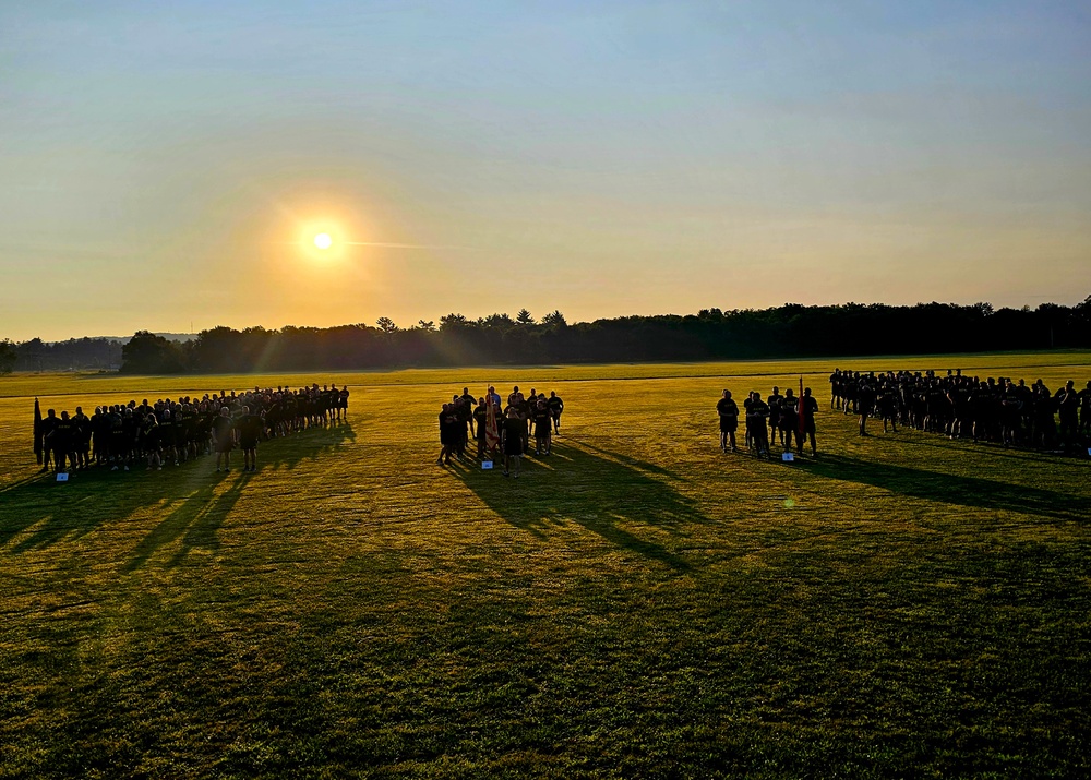 Installation Run brings together Soldiers from across Fort McCoy to build esprit de corps