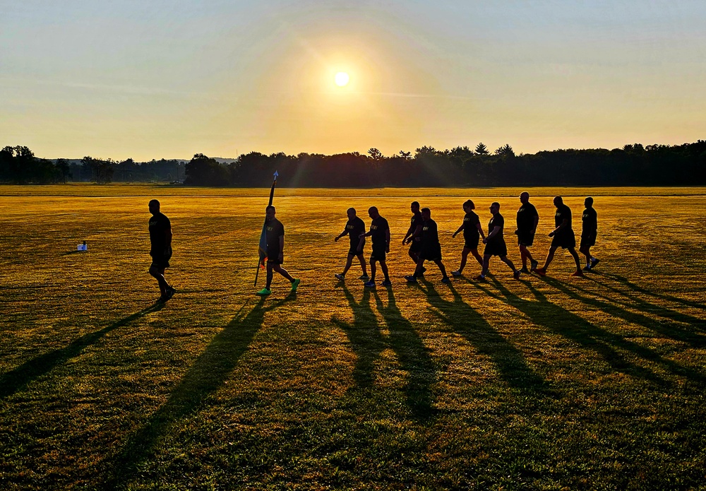 Installation Run brings together Soldiers from across Fort McCoy to build esprit de corps